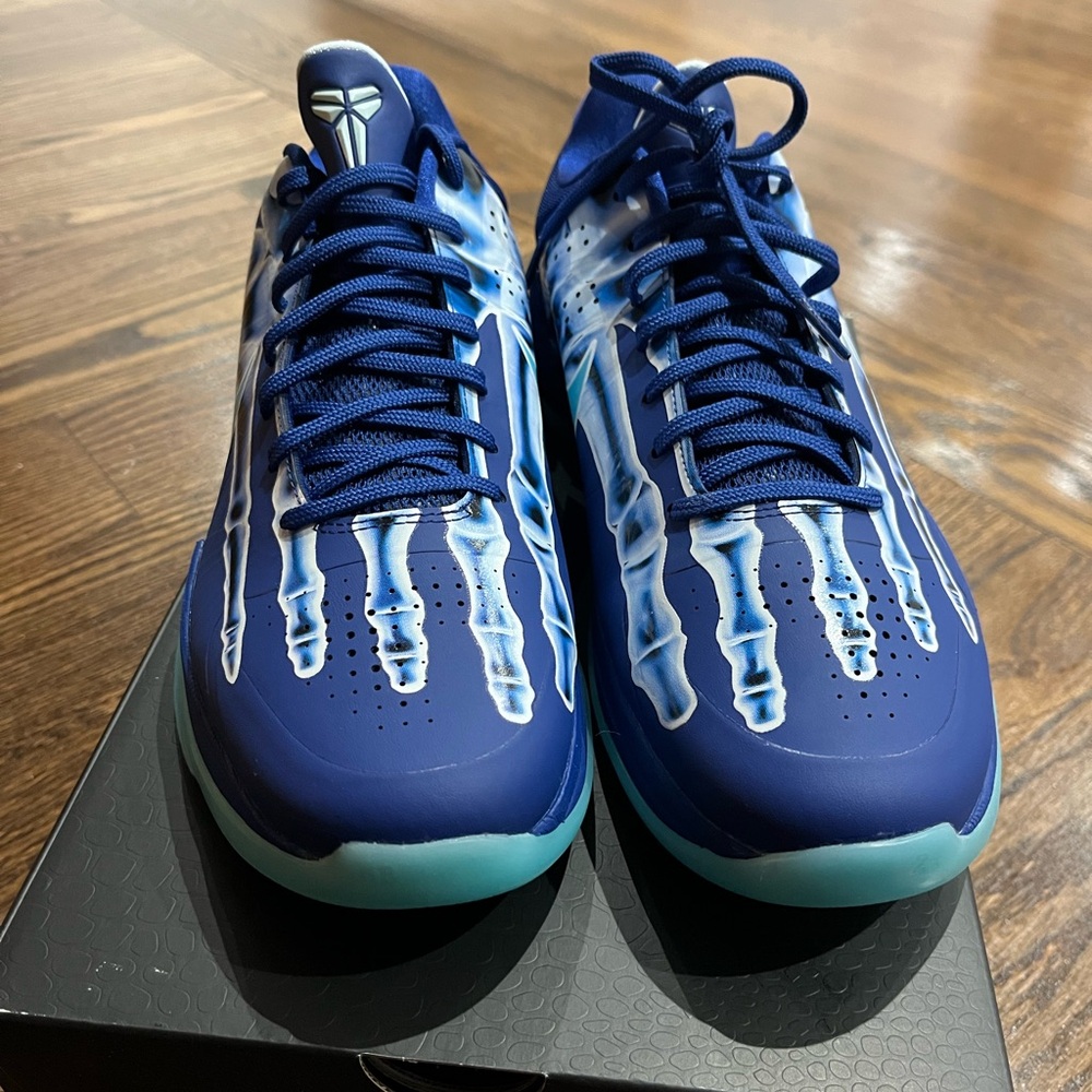 Nike Kobe VProtro with Foot Skeleton Deep Royal Blue Athletic Shoes